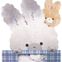 Q-Lia Fluffy Bunnies Die-Cut Sticker Sack