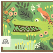 Rifle Paper Co. Alligator Birthday Long Greeting Card