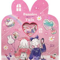 Q-Lia Bunnies Twin Die-Cut Sticker Sack